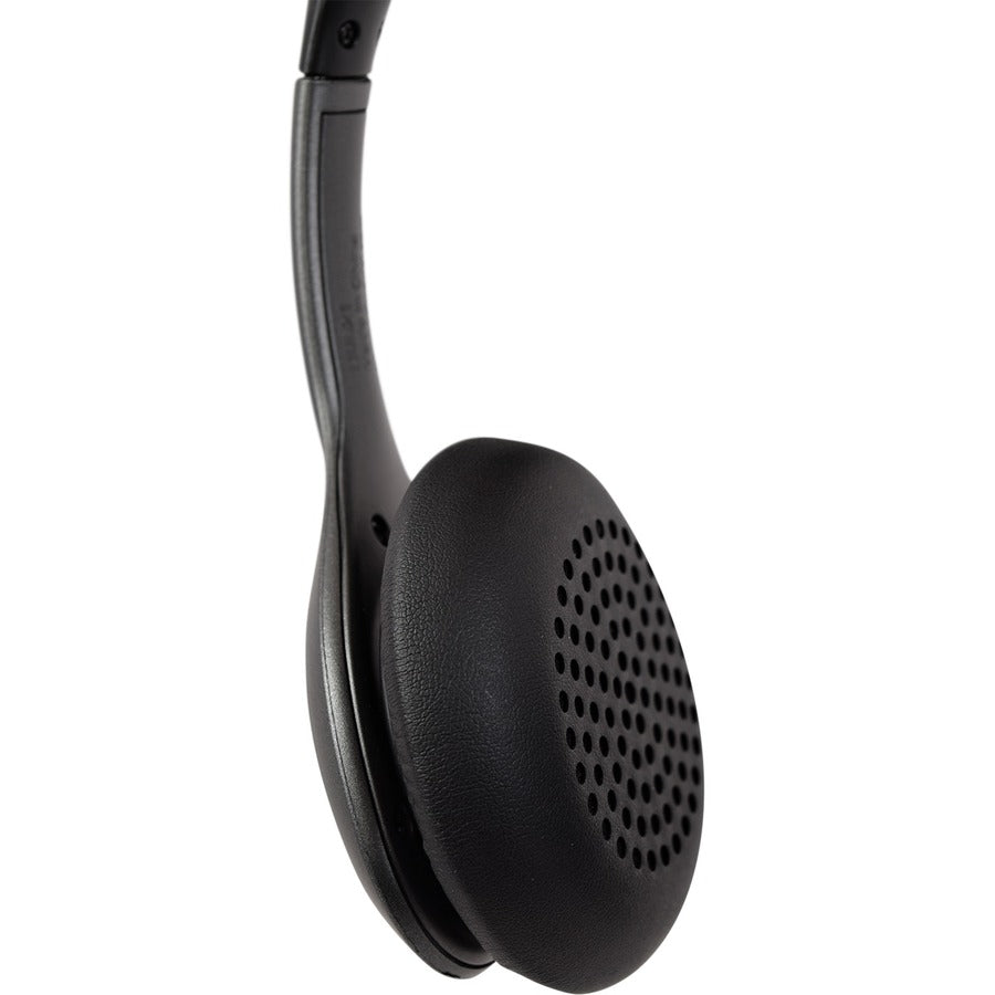 V7 USB-C Deluxe Headset with Noise Cancelling Mic, Volume Control, Digital Headset, Laptop Computer, Chromebook, PC - Black, Gray HU530C