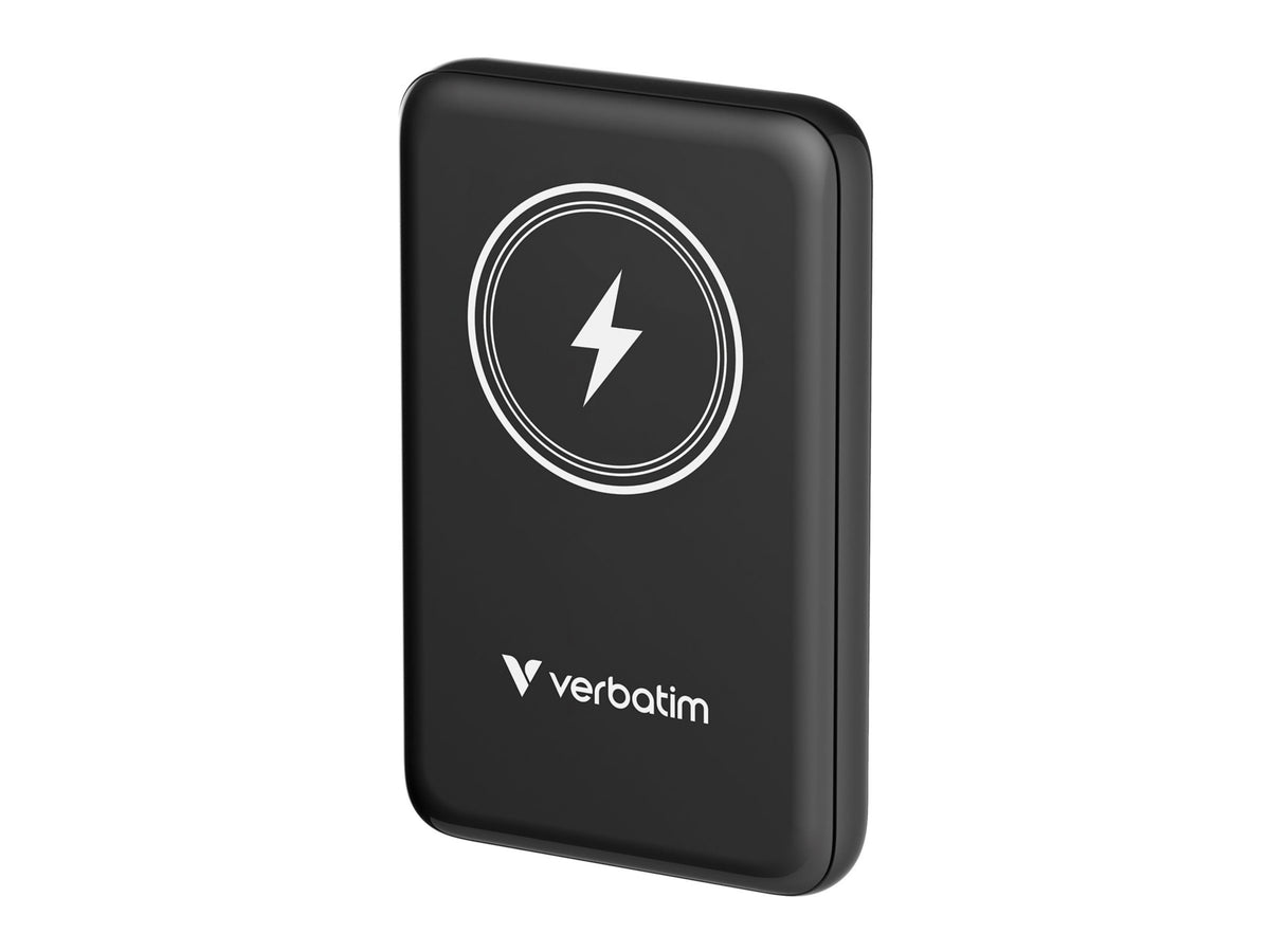 VERBATIM Charge n Go 10000mAh Magnetic Wireless Power Bank for On-the-Go