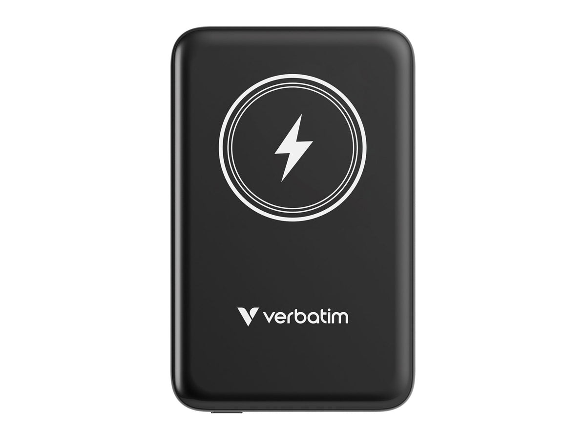 VERBATIM Charge n Go 10000mAh Magnetic Wireless Power Bank for On-the-Go
