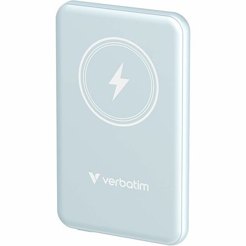 VERBATIM Charge n Go 5000mAh Magnetic Wireless Power Bank Blue