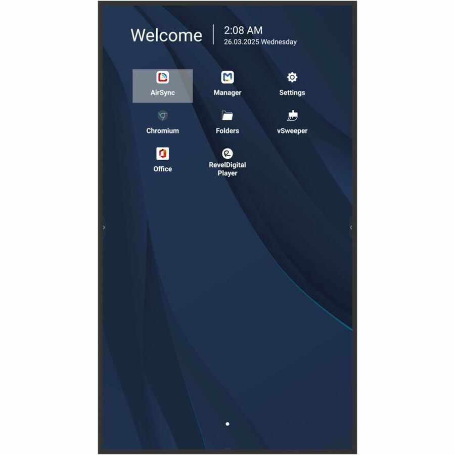VIEWSONIC 55in 4K Commercial Display 500nits 8GB RAM Digital Signage