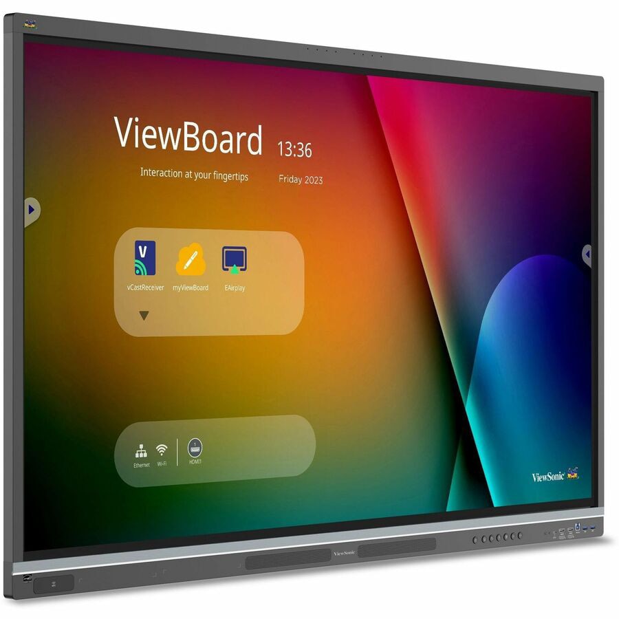 VIEWSONIC 75in 4K Interactive Flat Panel IFP7551 for Education & Business