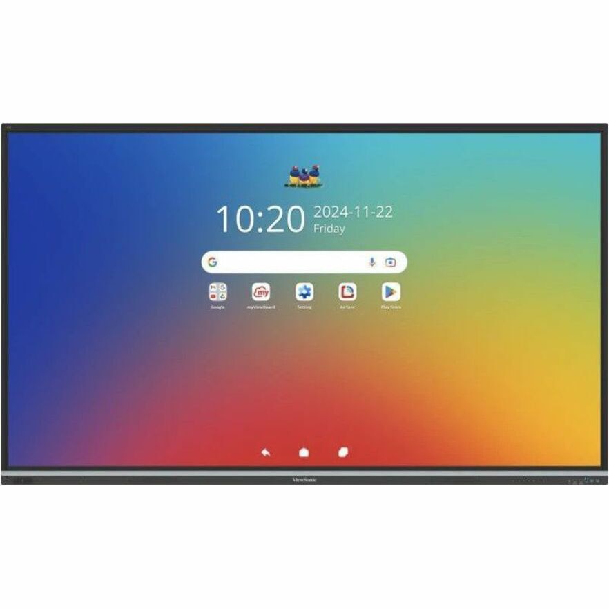 VIEWSONIC 75in 4K Interactive Flat Panel IFP7551 for Education & Business