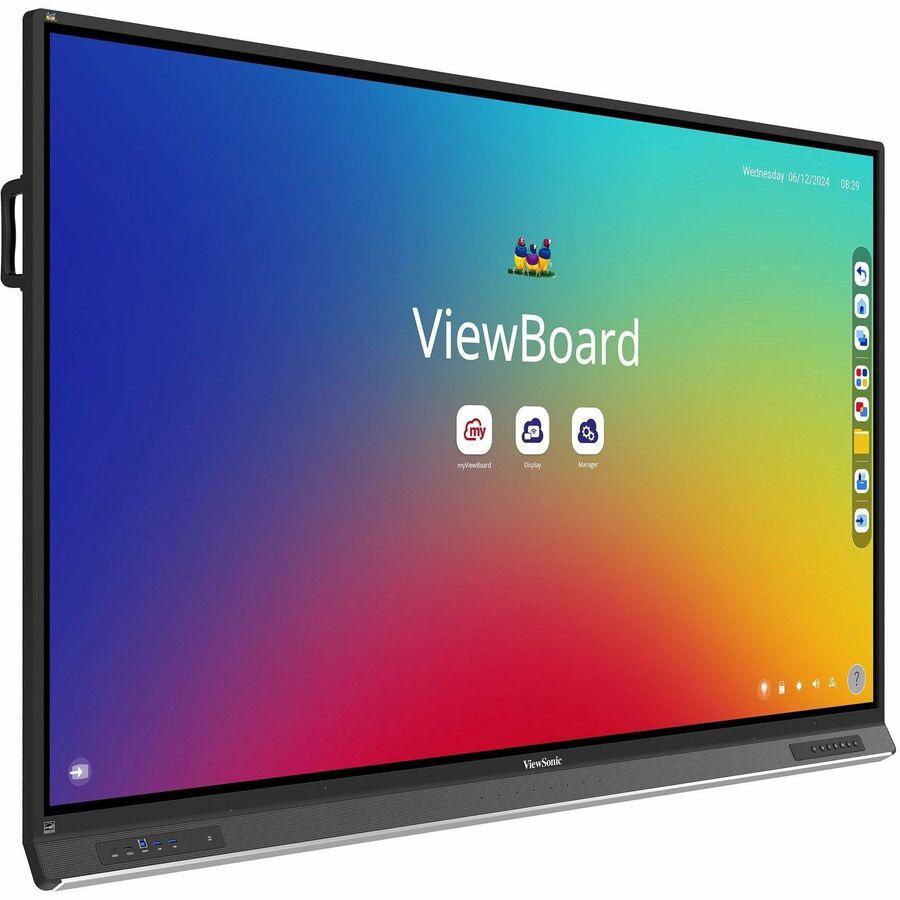 VIEWSONIC 75in 4K Interactive Flat Panel IFP7553-ED-M for Collaboration