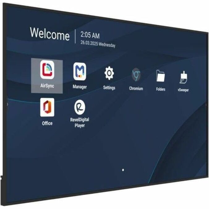 VIEWSONIC 86" 4K Commercial Display 500nits 8GB RAM for Business