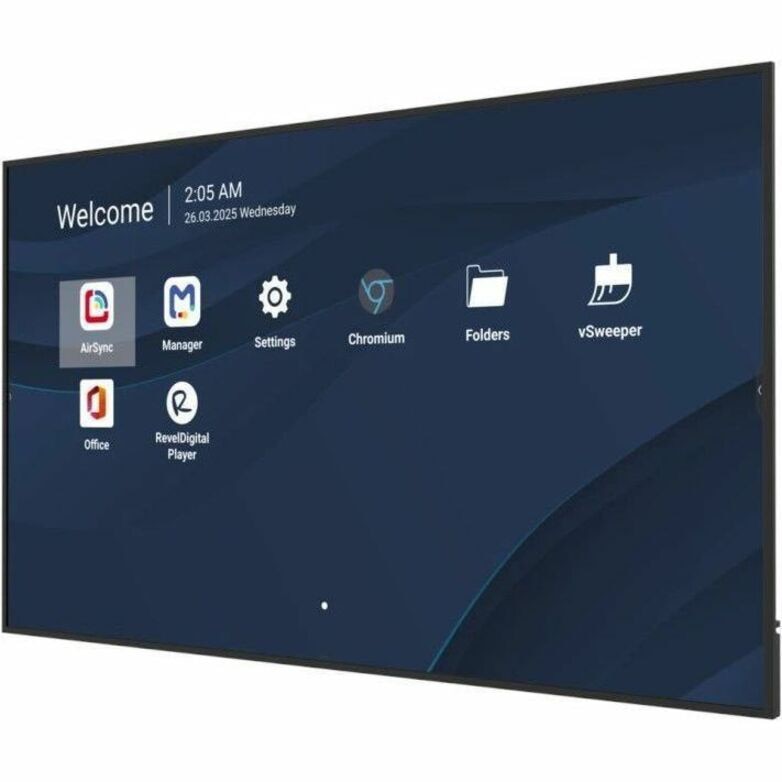VIEWSONIC 86" 4K Commercial Display 500nits 8GB RAM for Business