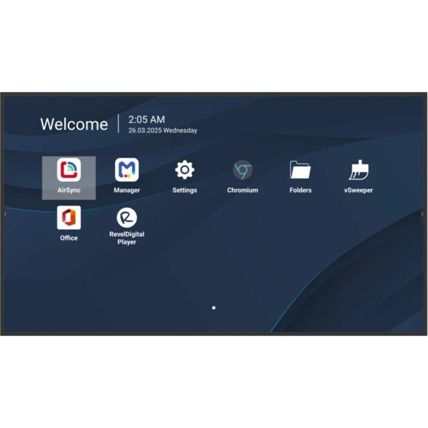 VIEWSONIC 86" 4K Commercial Display 500nits 8GB RAM for Business