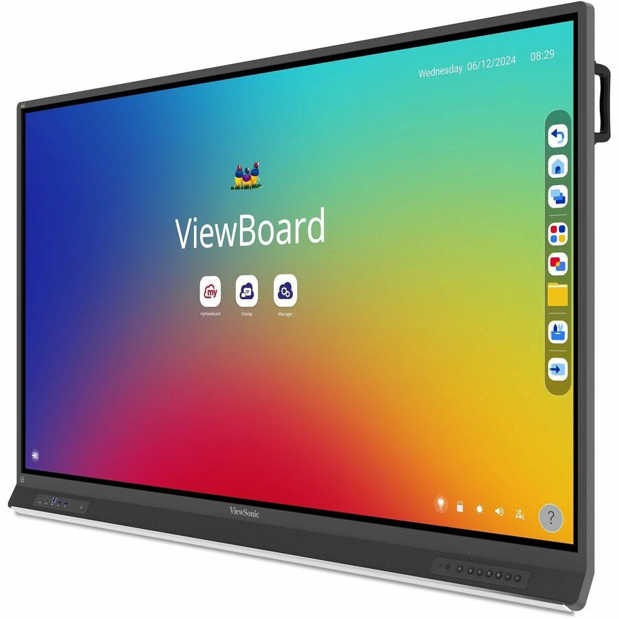 VIEWSONIC 86in 4K UHD Interactive Flat Panel for Collaboration IFP8653-ED-M