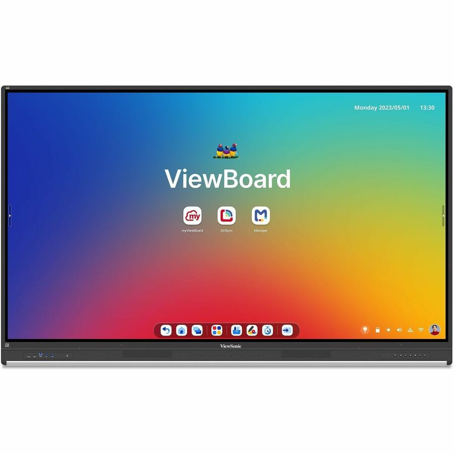 VIEWSONIC 86in 4K UHD Interactive Flat Panel for Collaboration IFP8653-ED-M