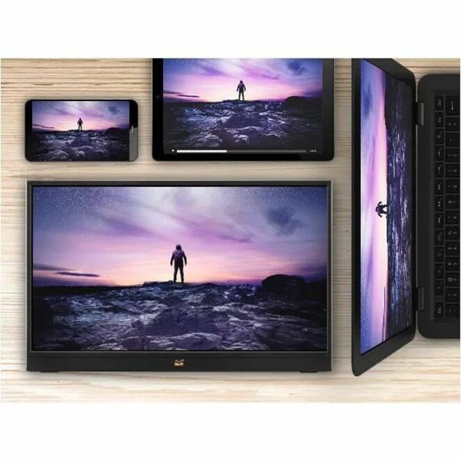 VIEWSONIC VA1653 15.6" Portable 1080p IPS Monitor USB-C Mini-HDMI