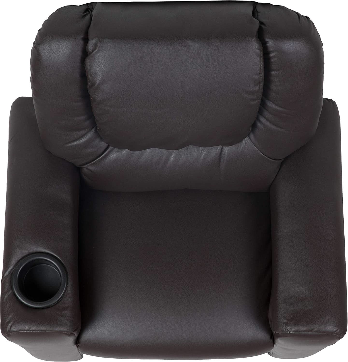Vana Leathersoft Kids Recliner With Cup Holder And Headrest