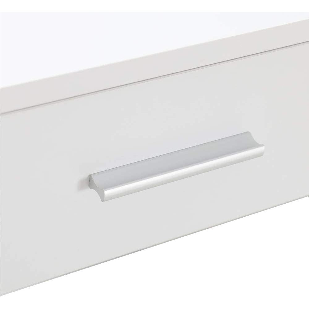 Vanity Set With 10 LED Lights White For Bedroom Makeup