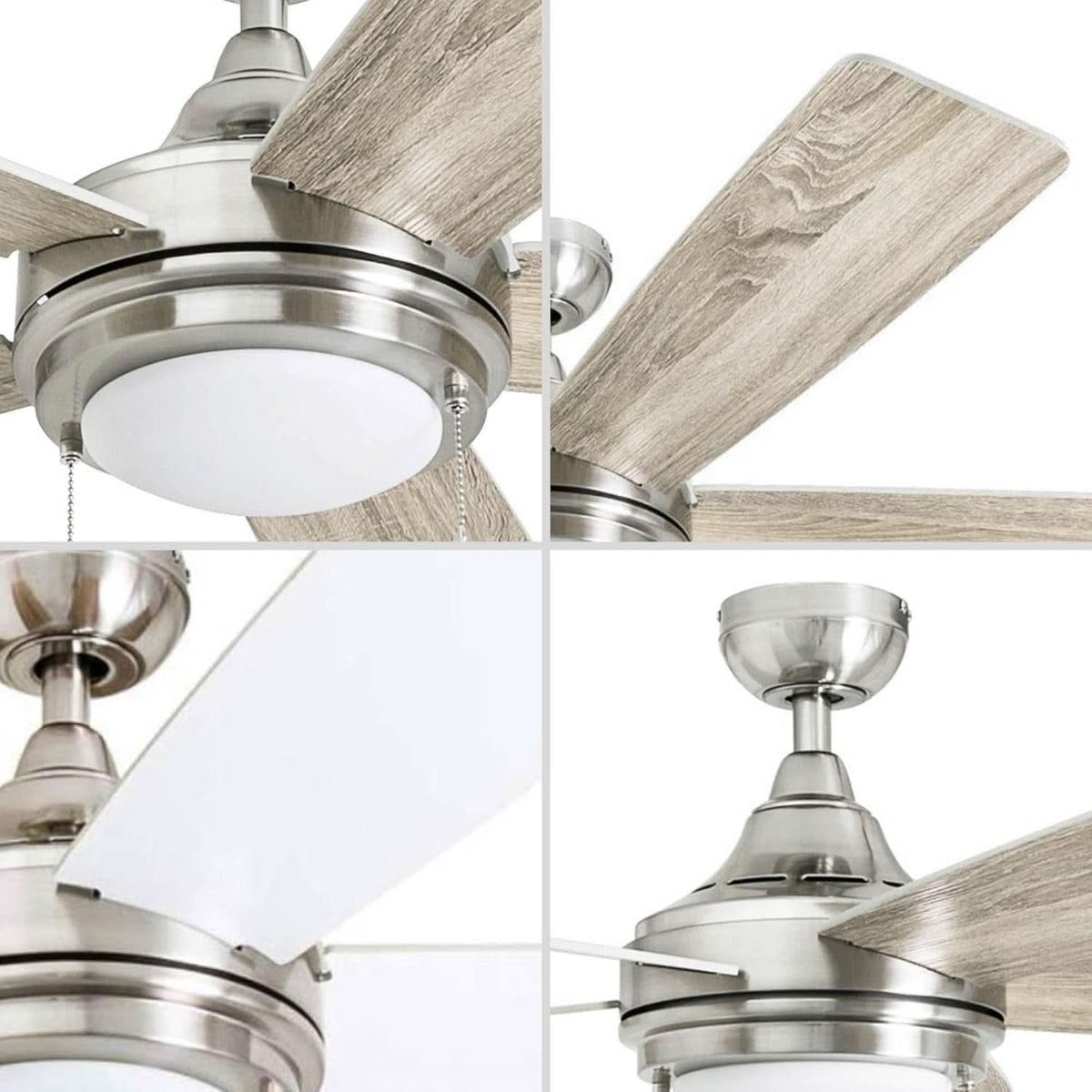 Ventnor 52 Inch Indoor Ceiling Fan LED Light For Rooms