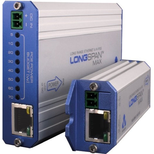 Veracity LONGSPAN Max Quad. 4 channel, Hi-Power, 90W long-range Ethernet, up to 820m. VLS-LSM-C4