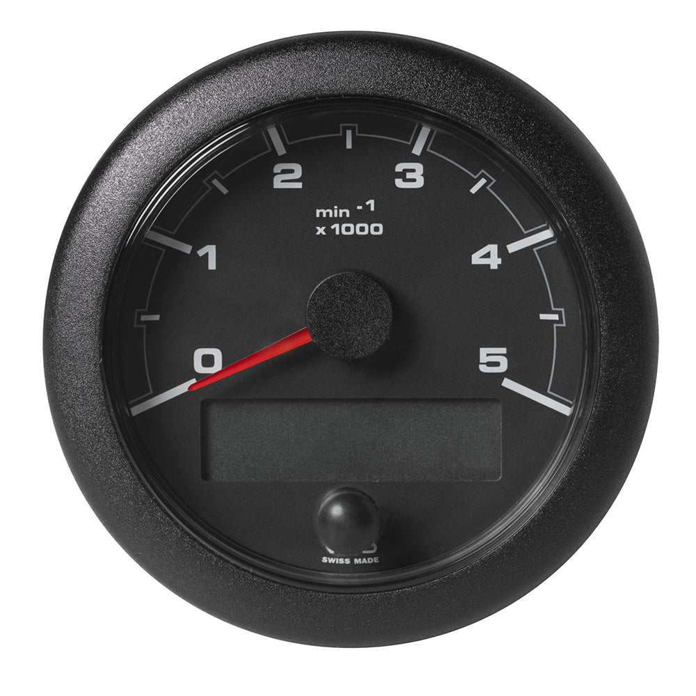 Veratron 3-3/8" (85MM) OceanLink&reg; NMEA 2000&reg; Tachometer - 5000 RPM - Black Dial