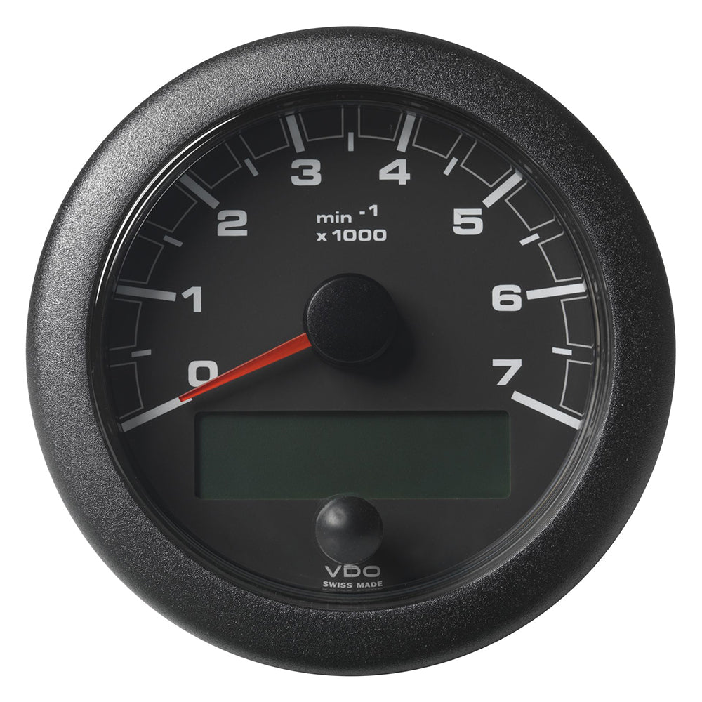 Veratron 3-3/8" (85MM) OceanLink&reg; NMEA 2000&reg; Tachometer - 7000 RPM - Black Dial