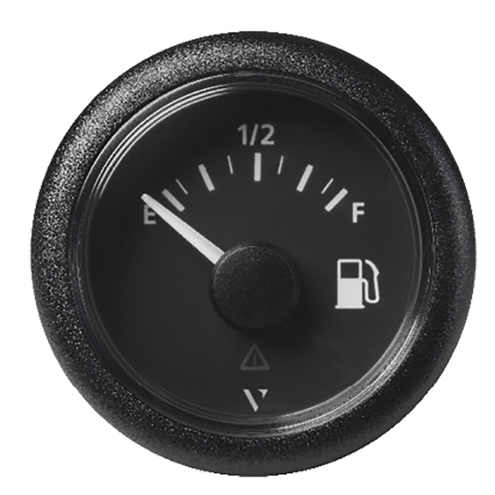 Veratron 52MM (2-1/16") ViewLine Fuel Level Gauge Empty/Full - 240-33.5 OHM - Black Dial