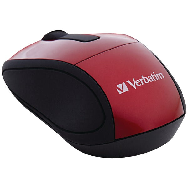 Verbatim 97540 Cordless Optical Computer Mouse, Mini Travel, 3 Buttons, 2.4 GHz