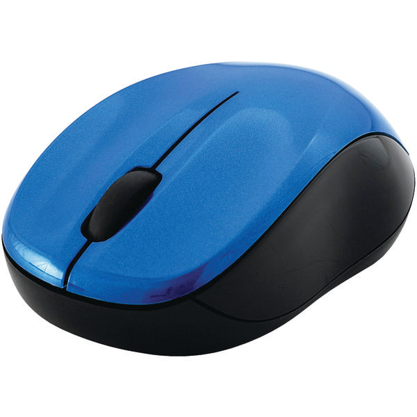 Verbatim 99770 Cordless Blue-LED Silent Computer Mouse, Ergonomic, 3 Buttons,