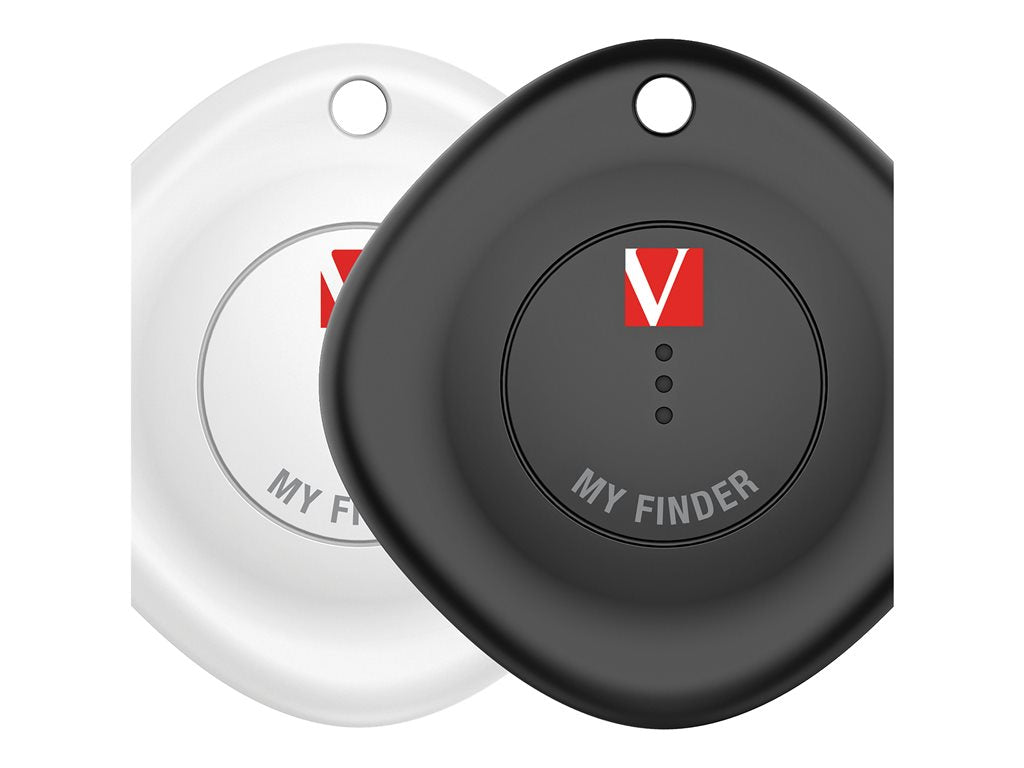 Verbatim My Finder - Anti-loss Bluetooth tag for cellular phone, tablet - black, white (pack of 2)