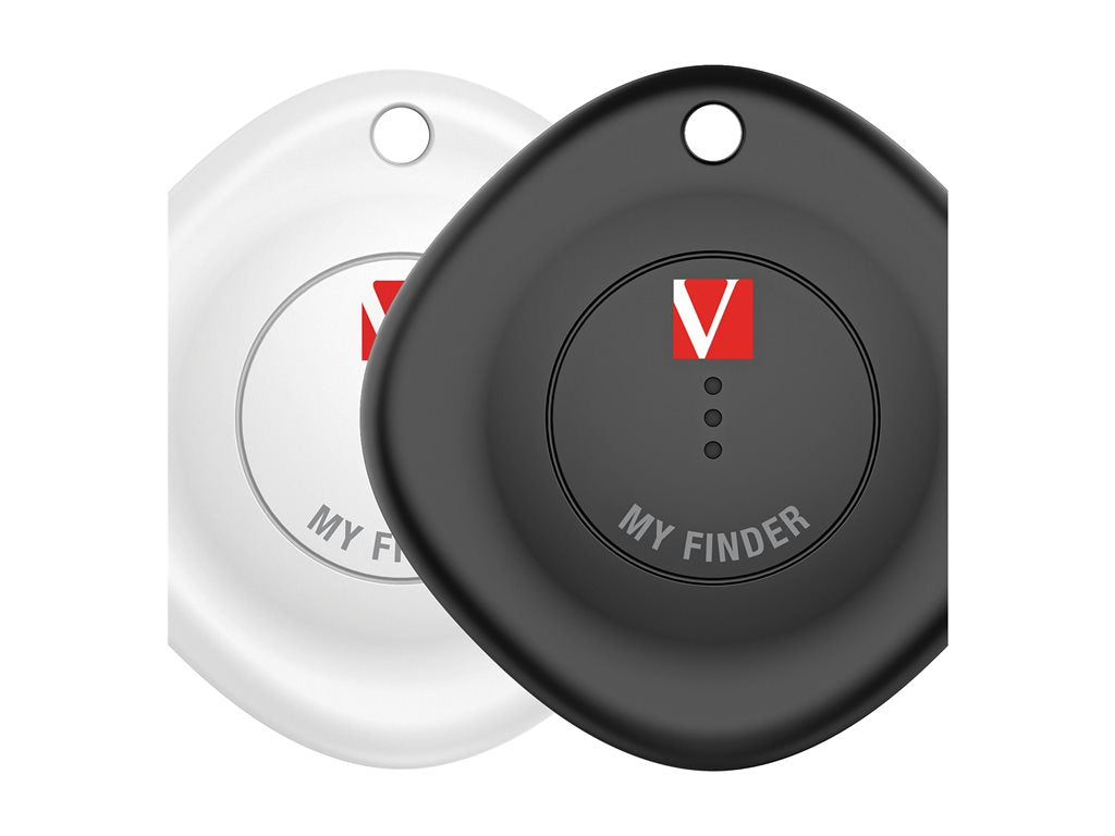 Verbatim My Finder - Anti-loss Bluetooth tag for cellular phone, tablet - black, white (pack of 2)