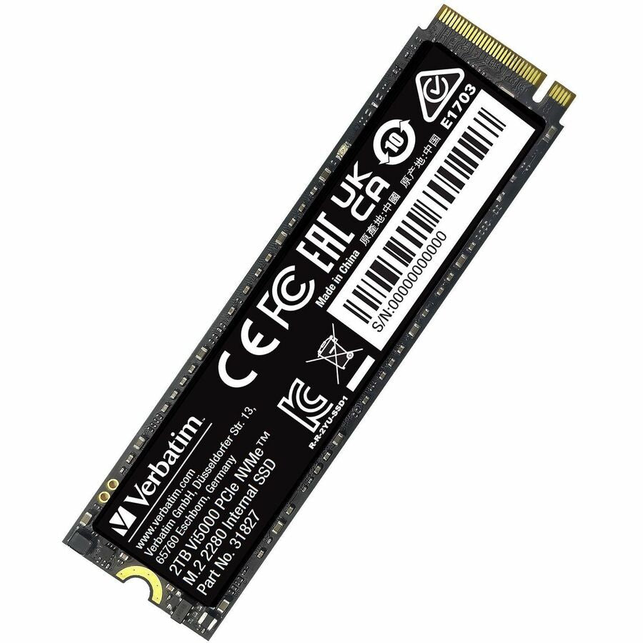 Verbatim Vi5000 2 TB Solid State Drive - M.2 2280 Internal - PCI Express NVMe (PCI Express