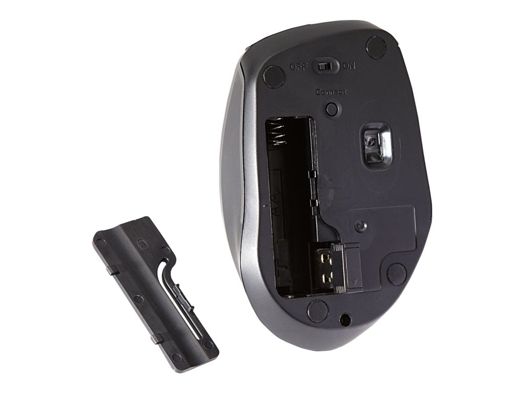 Verbatim Wireless Multi-Trac Blue LED - Mouse - blue LED - 3 buttons - wireless - USB wireless receiver - black VER97992