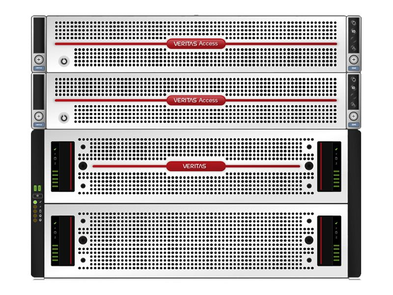 Veritas Access 3350 - Hard drive array - 280 TB - 82 bays (SAS-3) - HDD 4 TB x 82 - Gigabit Ethernet, 10 Gigabit Ethernet, 25 31825-M4218