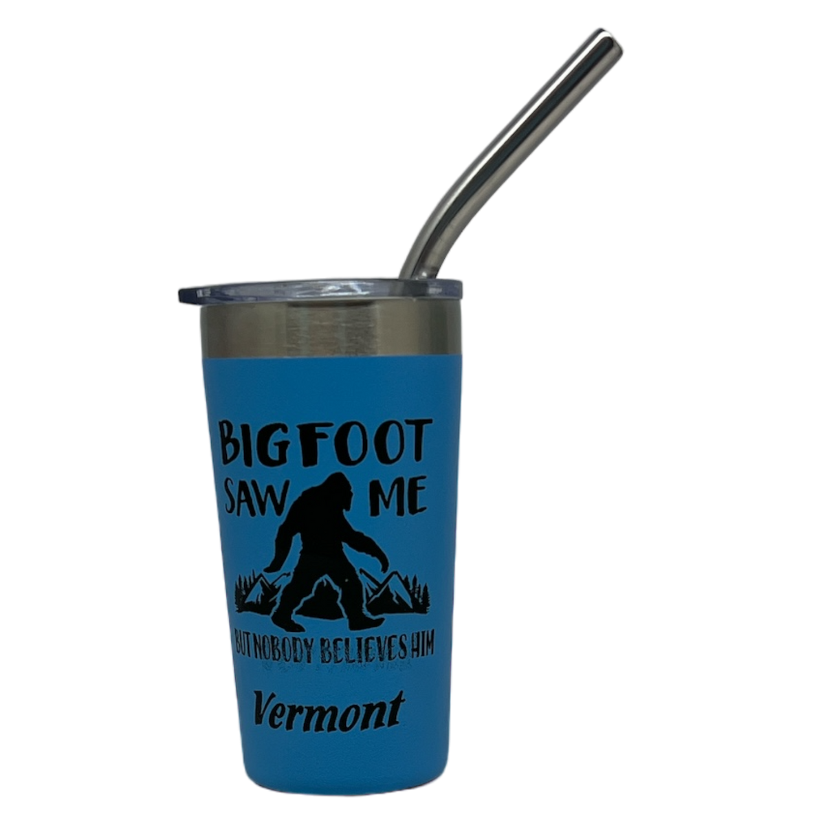 Vermont Bigfoot Stainless Steel 2oz Shooter - Blue