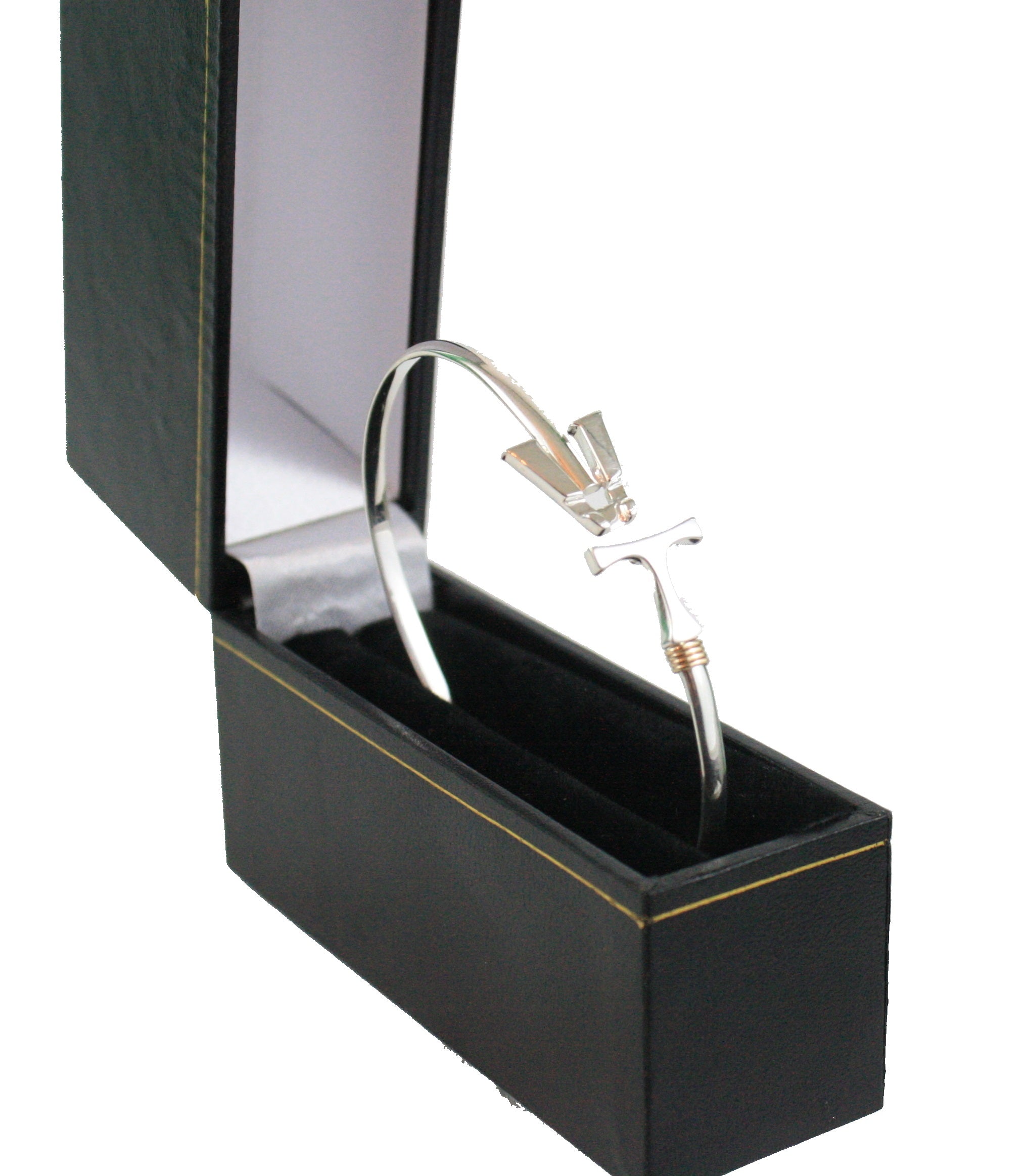 Vermont Hook Bracelet Silver - 3mm Band - 7 Inch