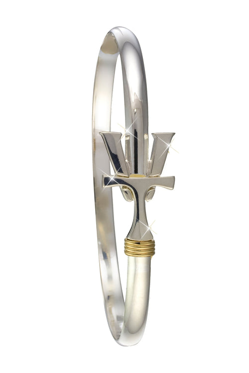 Vermont Hook Bracelet Silver - 4mm Band - 7 Inch