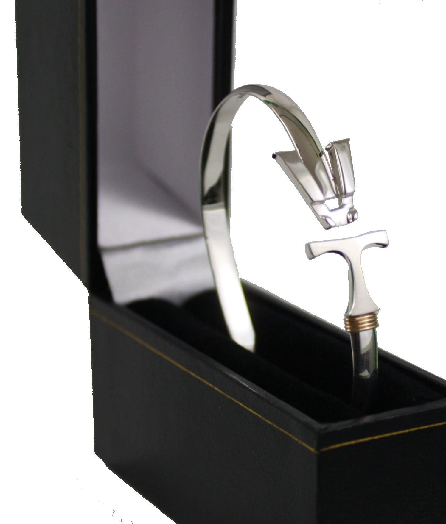 Vermont Hook Bracelet Silver - 5mm Band - 7.5 Inch