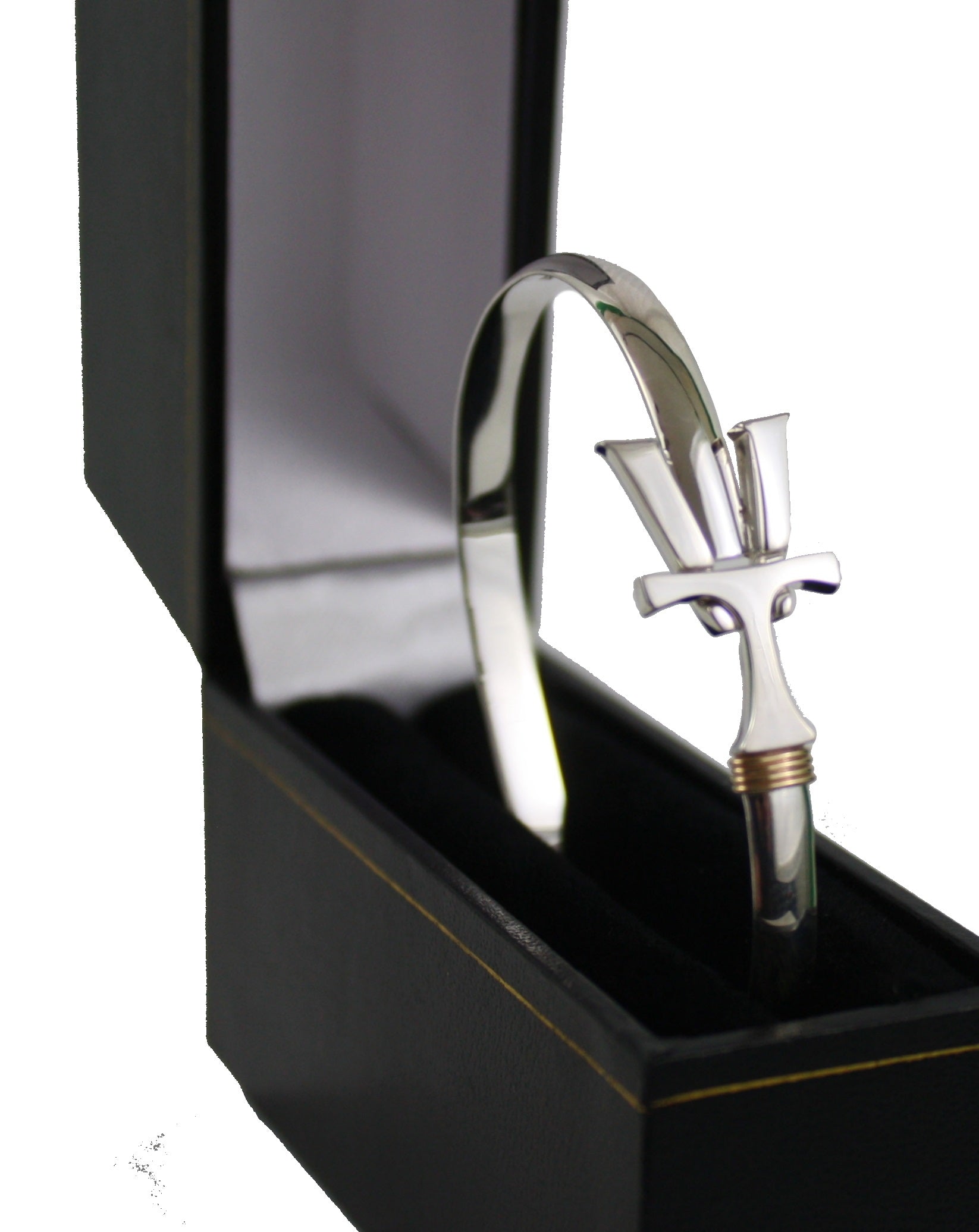 Vermont Hook Bracelet Silver - 5mm Band - 7.5 Inch