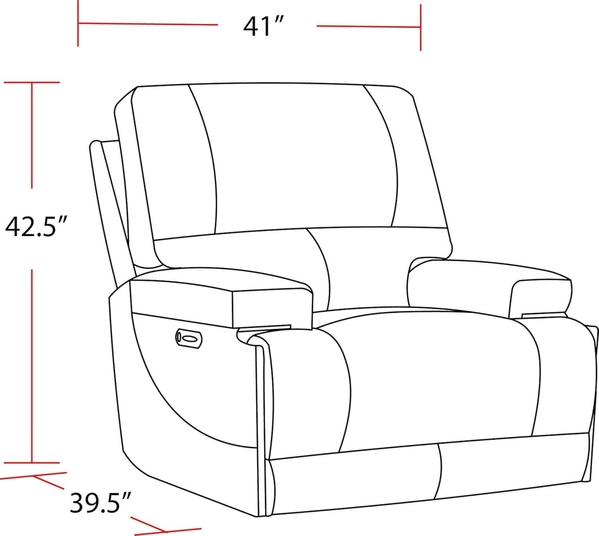 Verona Azure Cordless Power Reclining Sofa And Recliner Set