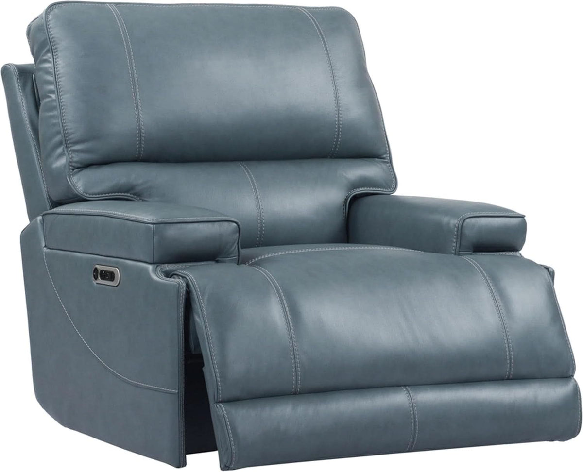 Verona Azure Cordless Power Reclining Sofa And Recliner Set