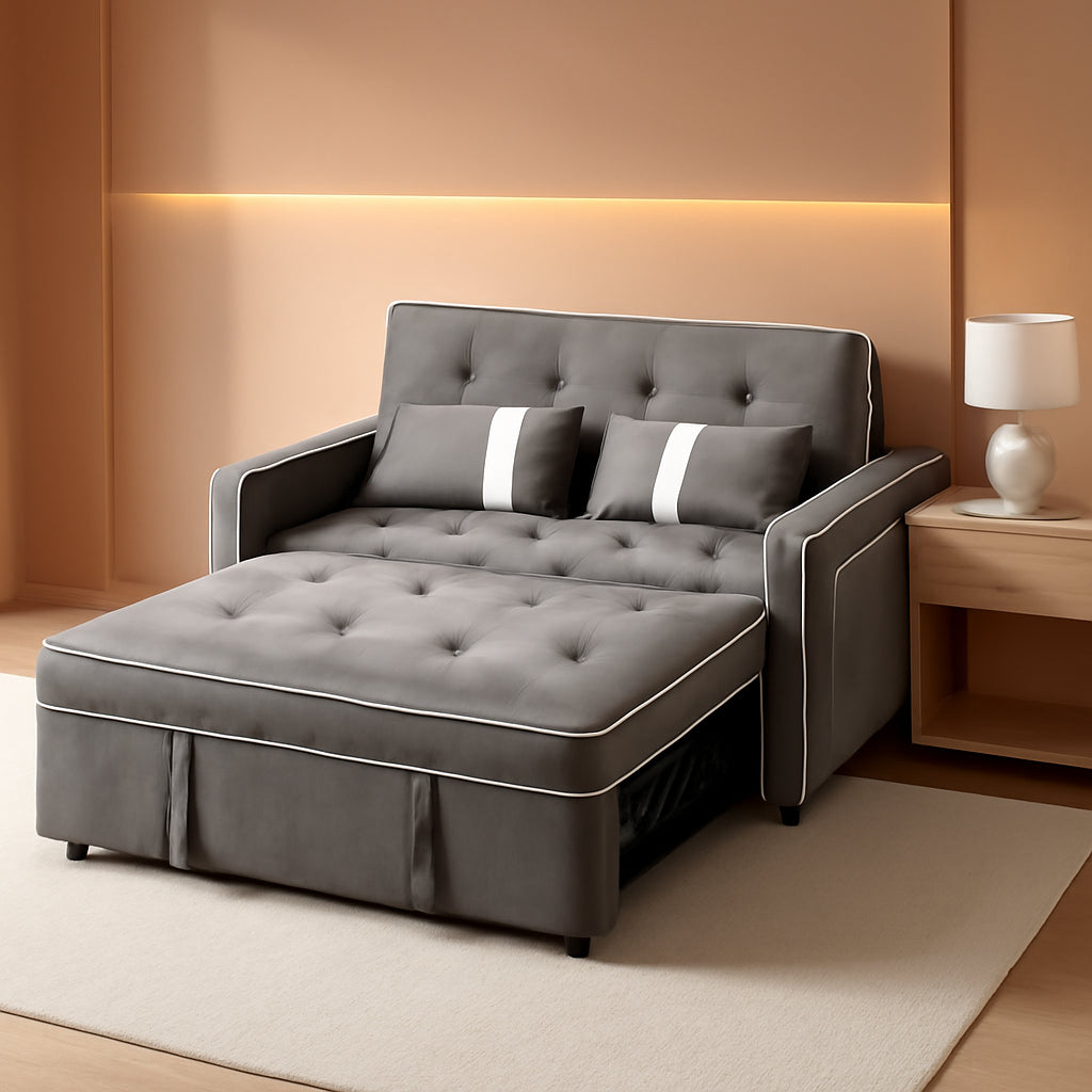 Versatile 3 in 1 Sofa Bed with Adjustable Backrest