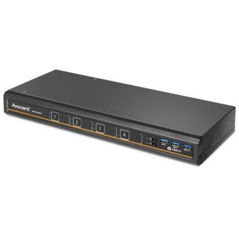 Vertiv Avocent Commercial MultiViewer KVM Switch | 4 port | Dual AC Power SVMV240DPH-400