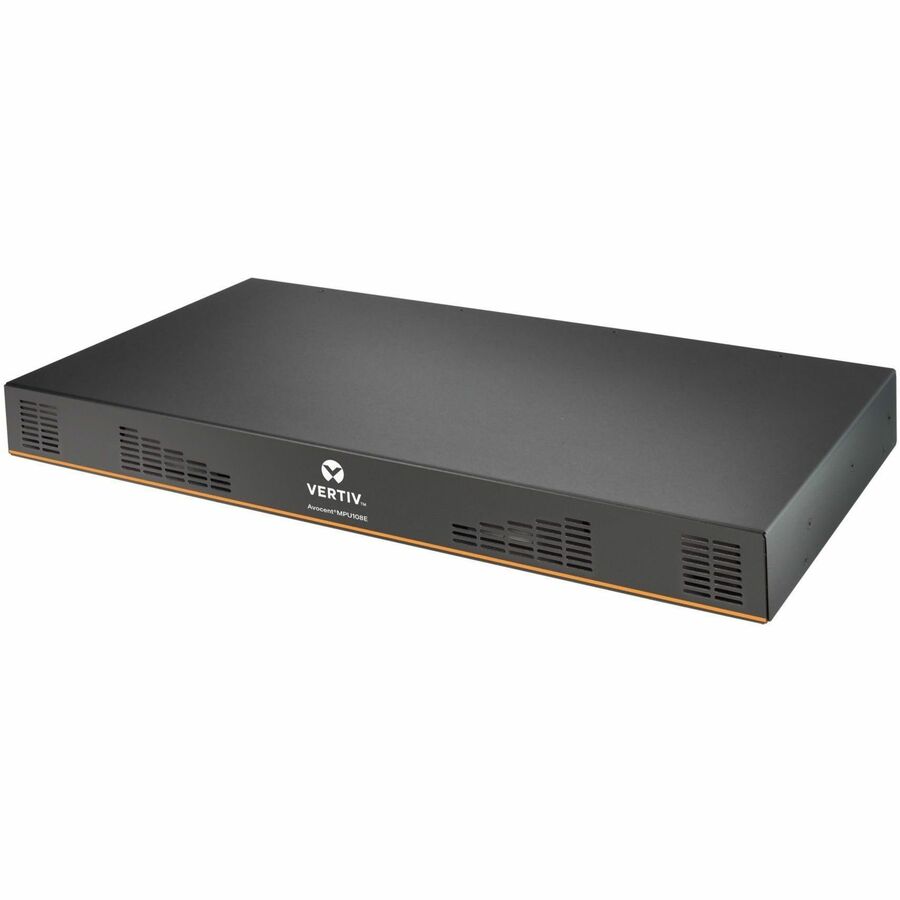 Vertiv Avocent MPU KVM Switch | 8 port | 1 Digital Path| Dual AC Power TAA MPU108EDAC-400