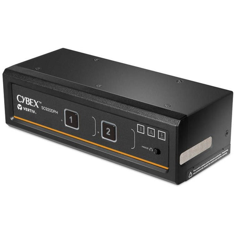 Vertiv Cybex SC900 Secure KVM | Dual Head | 2 Port Universal DisplayPort | NIAP version 4.0 Certified SC920DPH-400