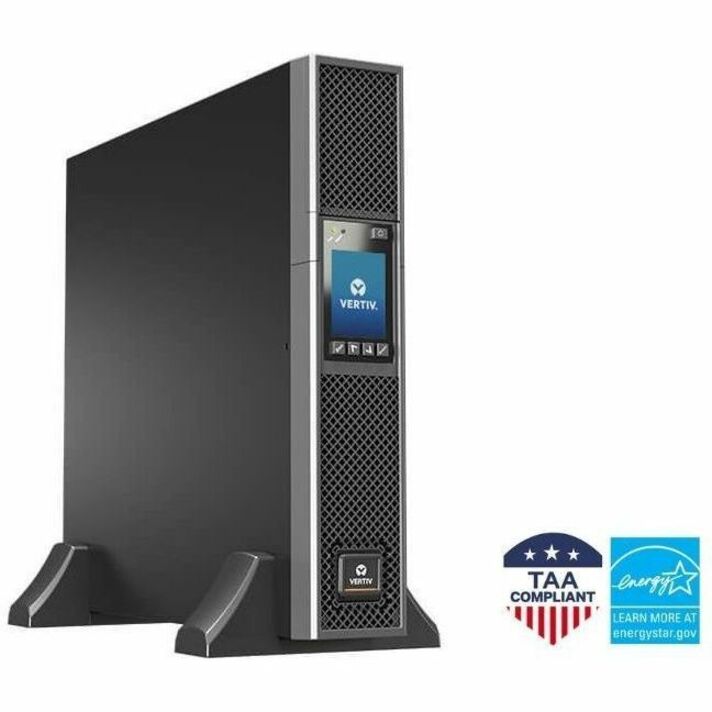 Vertiv Liebert GXT5 TAA UPS with RDU101 Card - 1000VA/1000W 120V Rack/Tower - 2U | Double