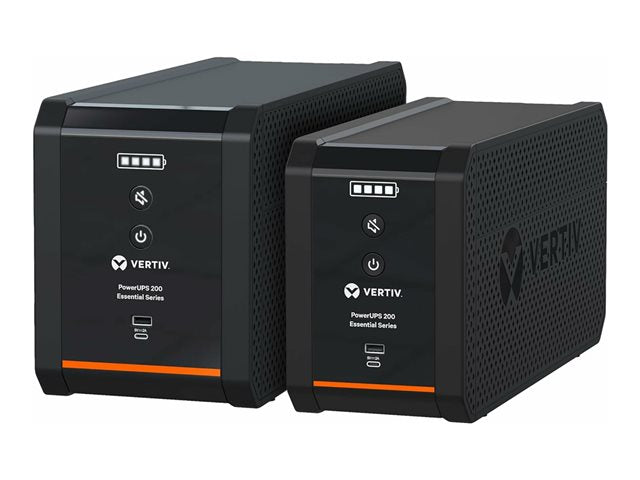 Vertiv PowerUPS 200 Essential 800VA UPS for Home Office Backup