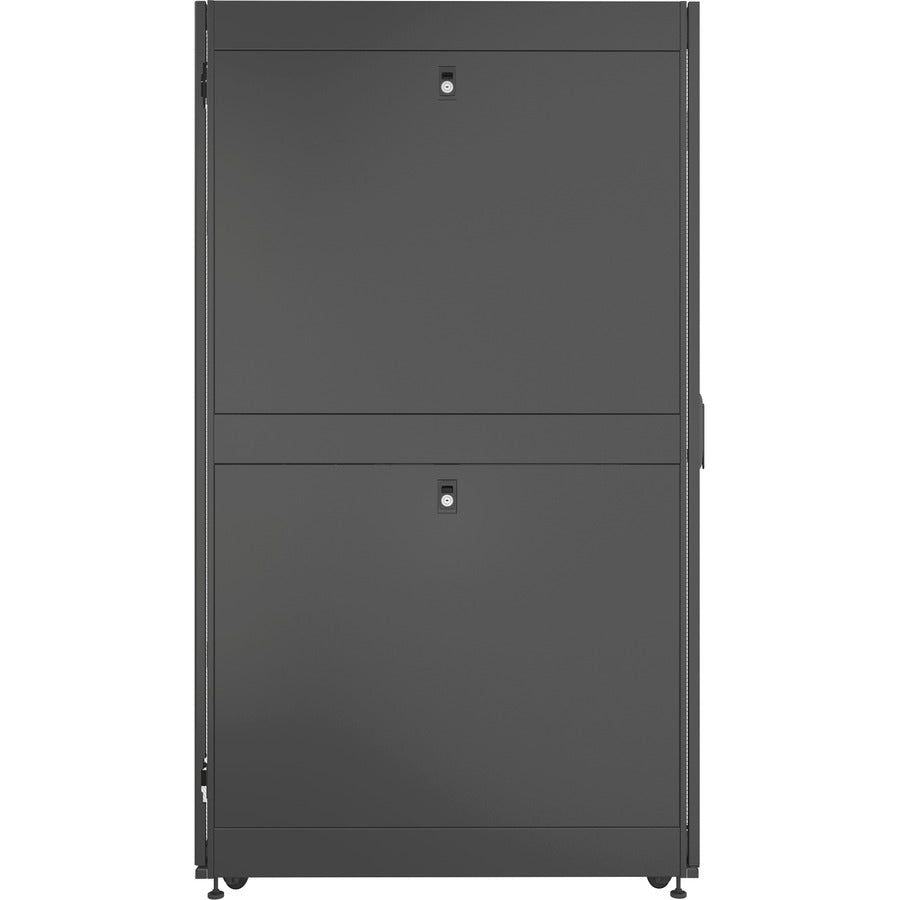 Vertiv Vr Rack Vr3100 Rack Cabinet 42U Freestanding Rack Black, Transparent