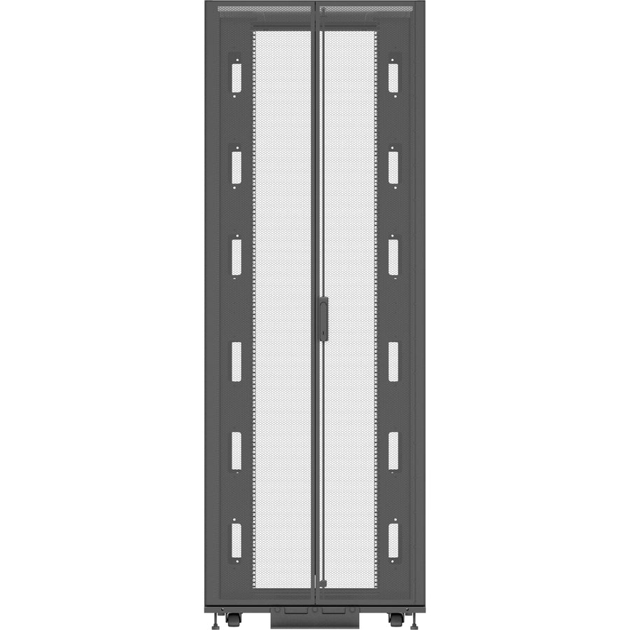 Vertiv Vr3157Sp Rack Cabinet 48U Freestanding Rack Black, Transparent