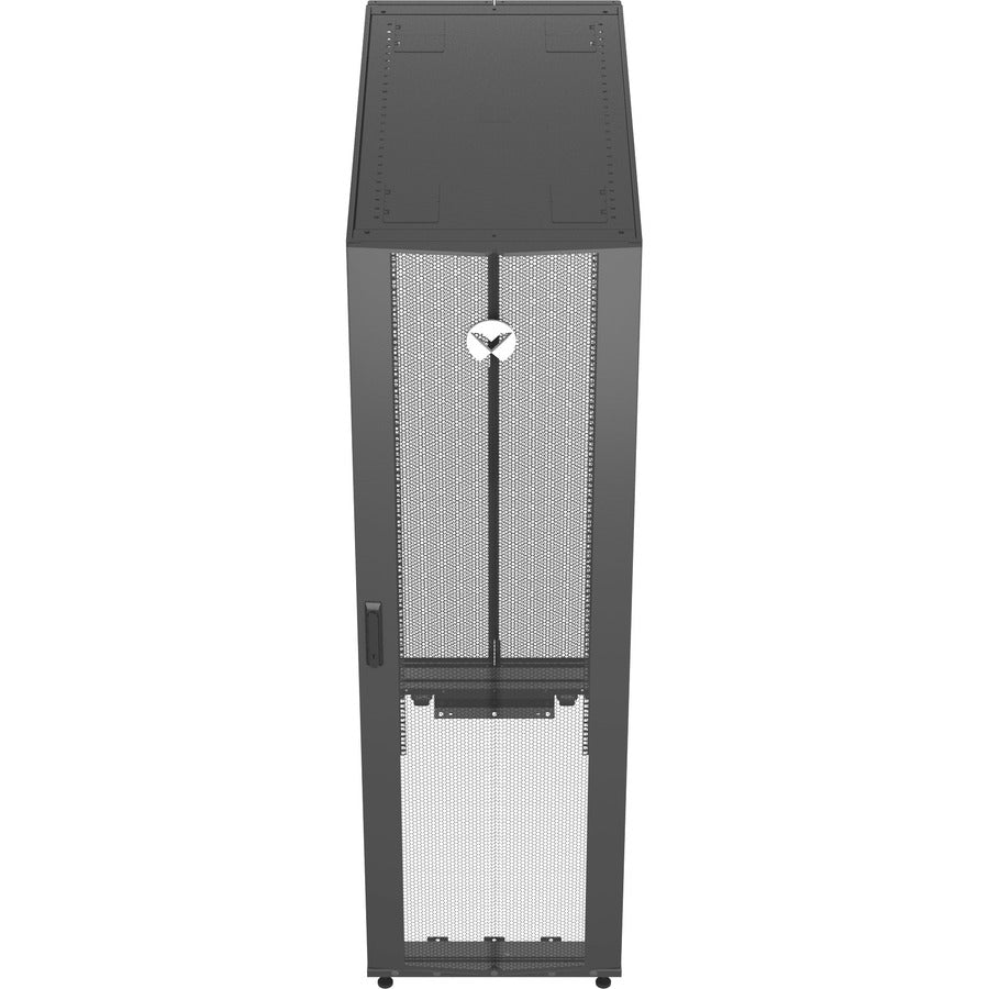 Vertiv Vr3300 Rack Cabinet 42U Freestanding Rack Black, Transparent