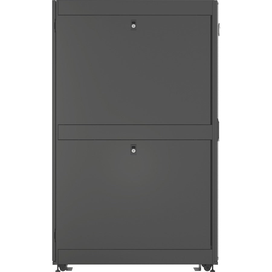 Vertiv Vr3300 Rack Cabinet 42U Freestanding Rack Black, Transparent