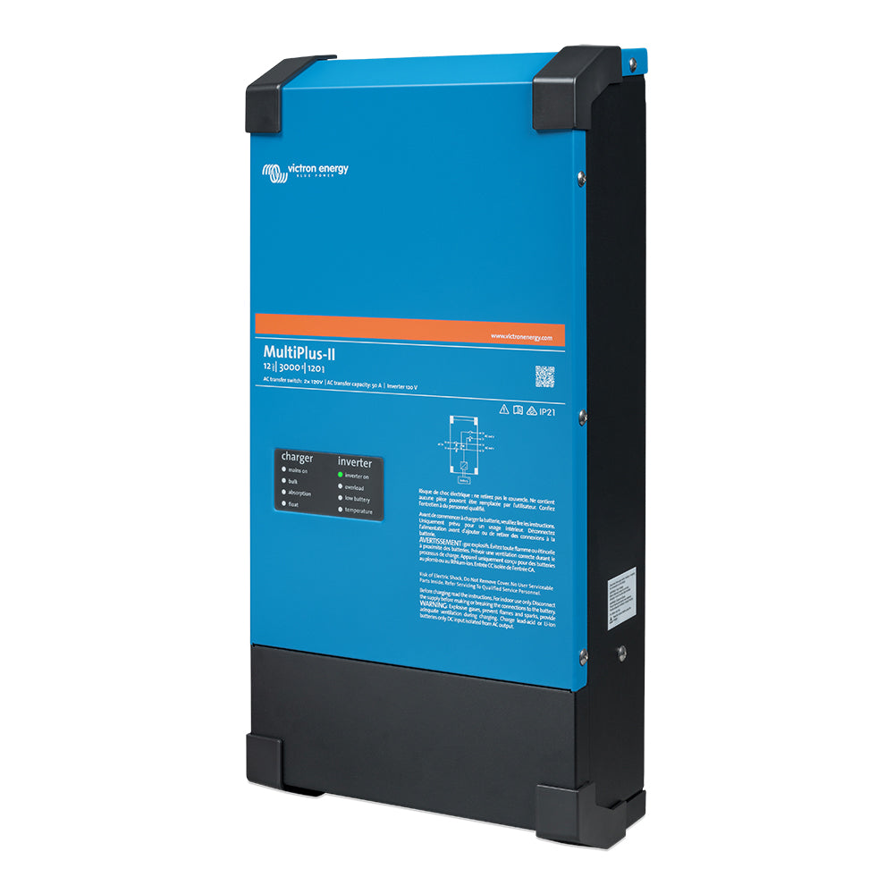 Victron MultiPlus-II Inverter/Charger 12VDC - 3000VA - 120VAC (2x120 or 120/240 Split) -