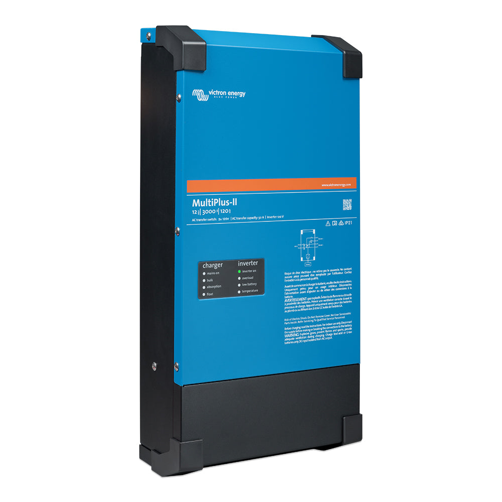 Victron MultiPlus-II Inverter/Charger 12VDC - 3000VA - 120VAC (2x120 or 120/240 Split) -