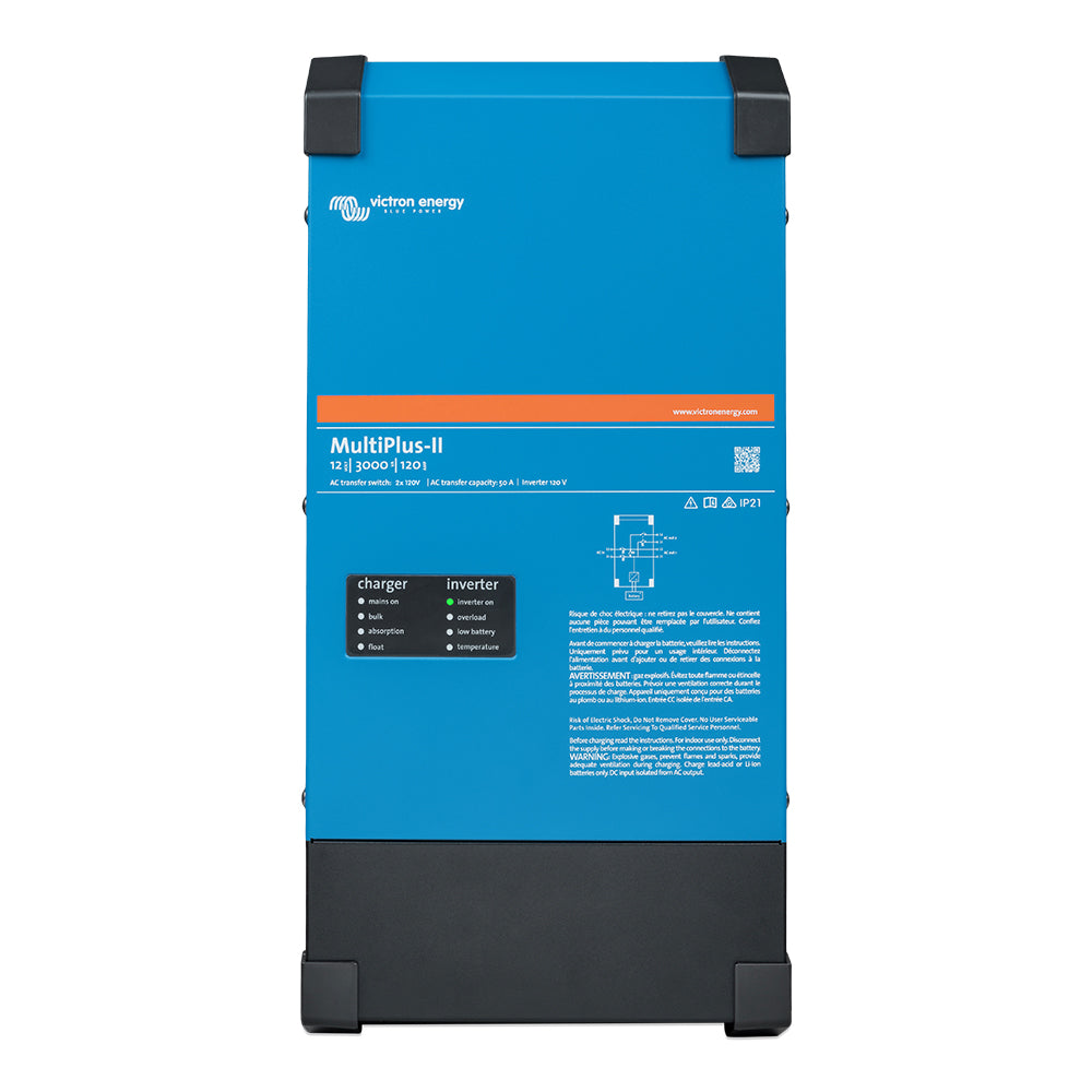 Victron MultiPlus-II Inverter/Charger 12VDC - 3000VA - 120VAC (2x120 or 120/240 Split) -