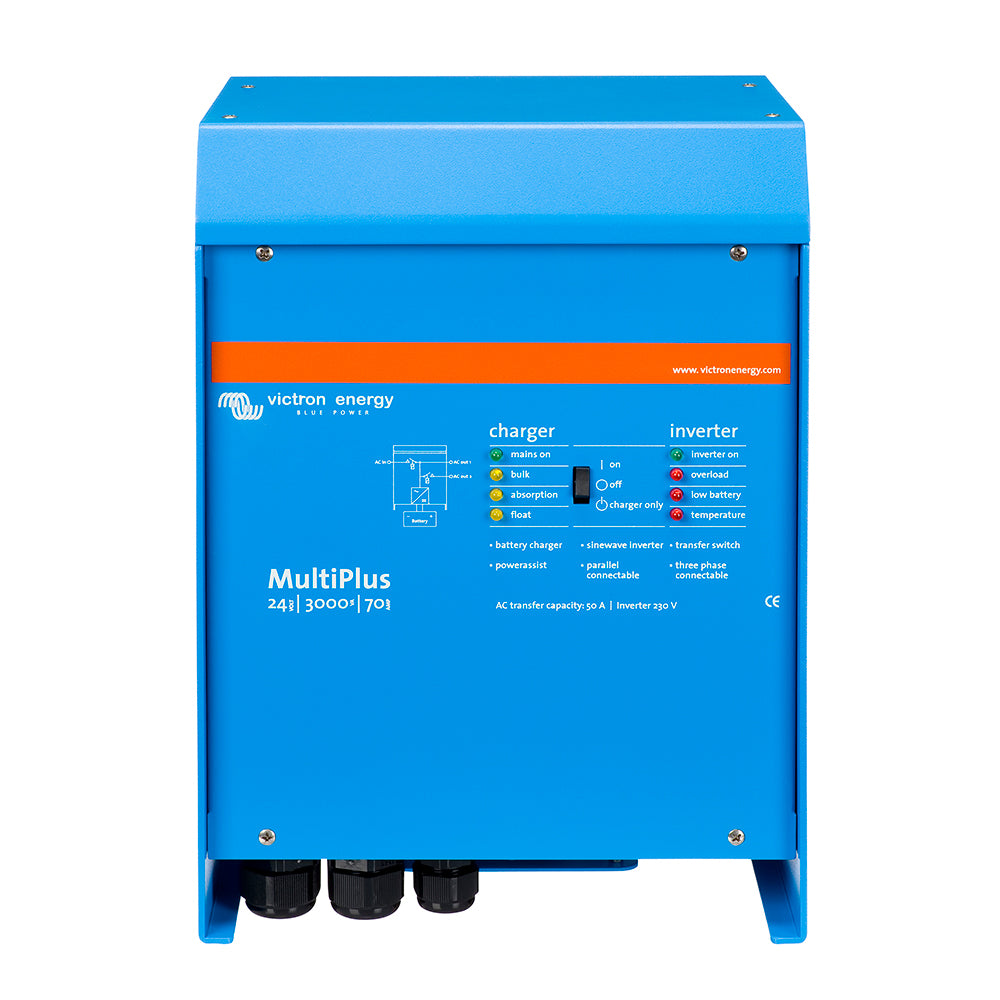 Victron MultiPlus Inverter/Charger 24VDC - 3000VA -120VAC w/ 70-AMP Battery Charger -