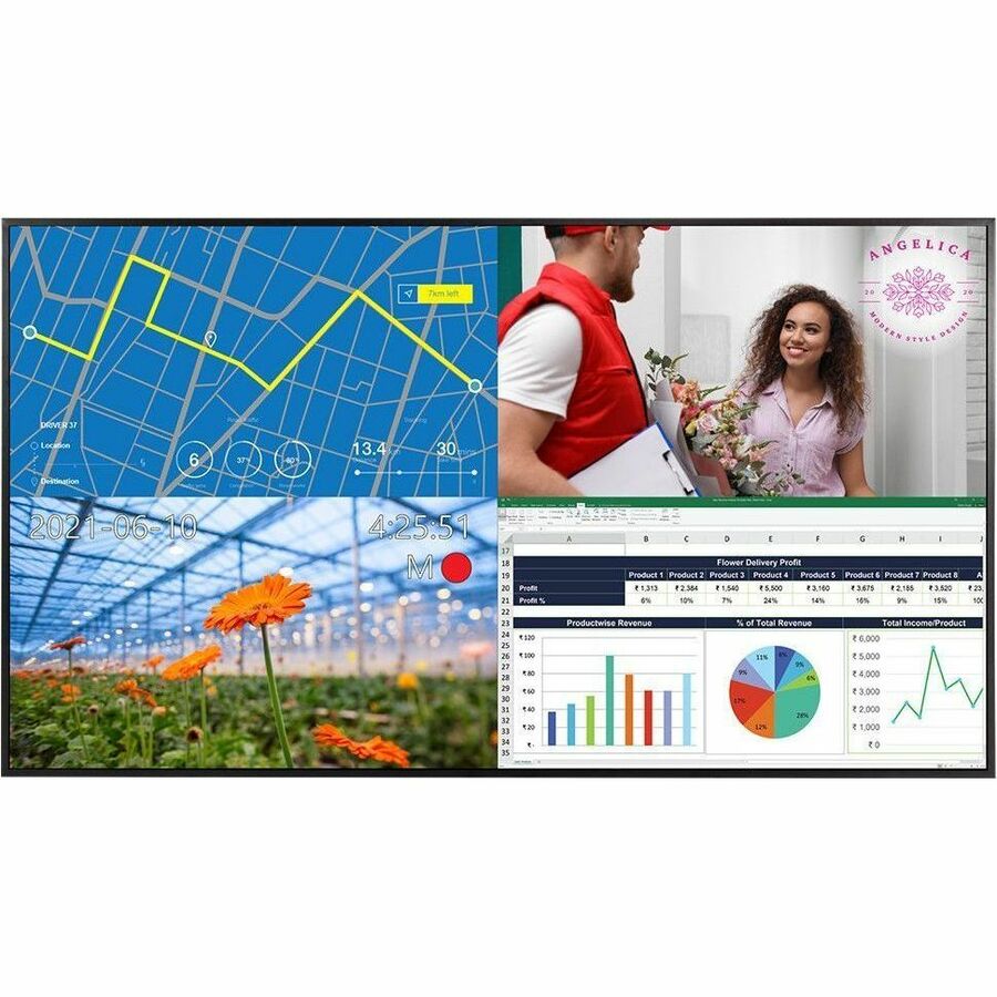 Video Wall Display Systems - Planar 65" UltraRes 4K LED Monitor | TechSoft 998-2892-01